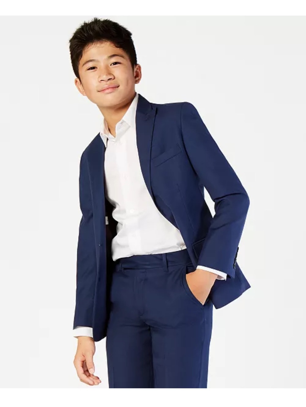 Calvin Klein Boys Suit Jacket Navy Size 6